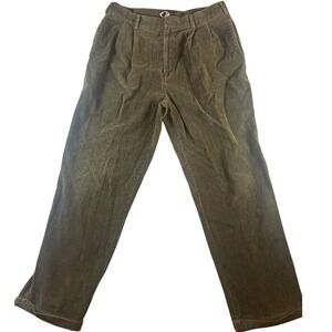 Boston Traders Mens Pleated Corduroy Straight Leg Pants 38x32 Vintage New no Tag